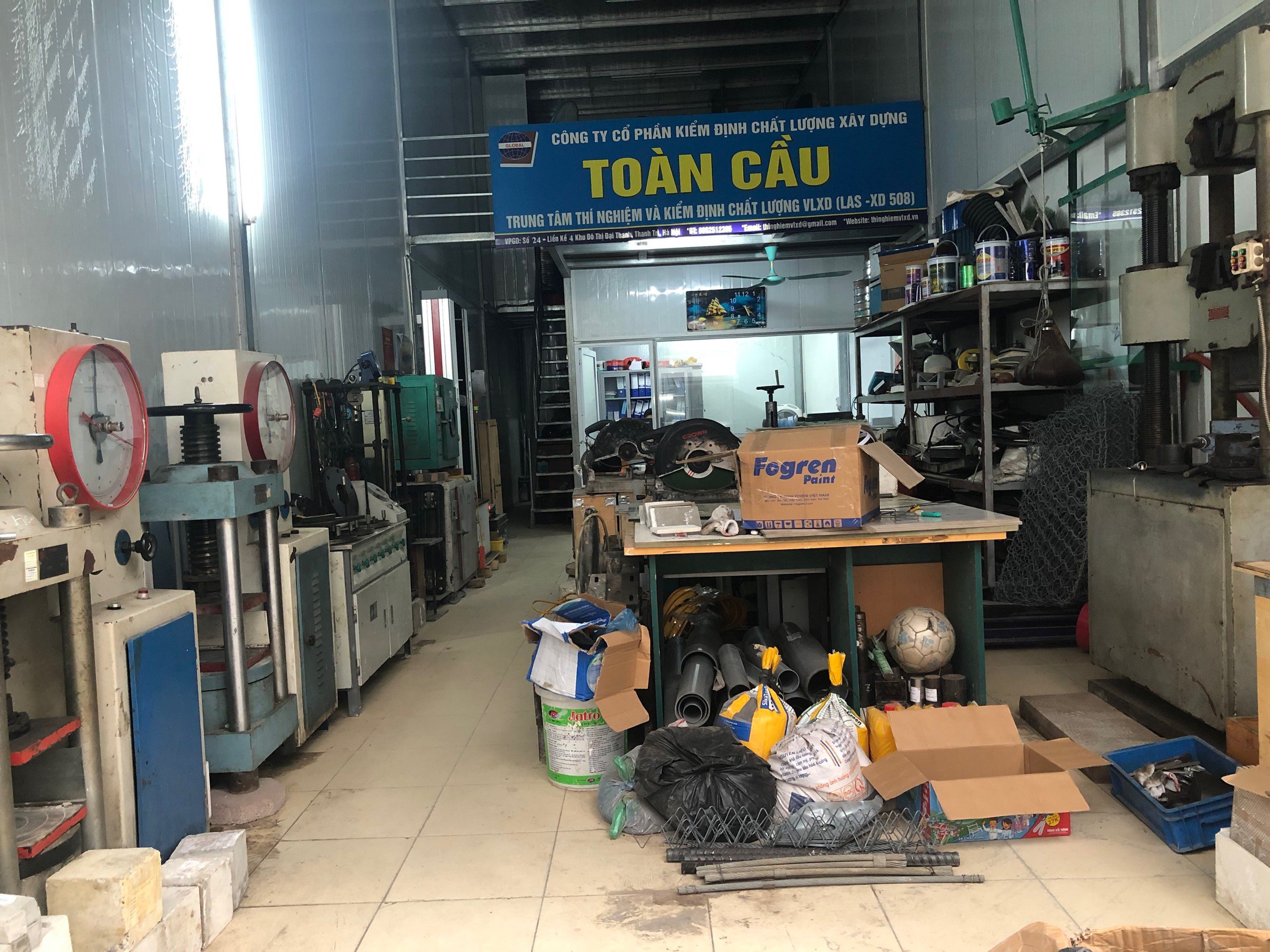 Thí nghiệm thang máng cáp